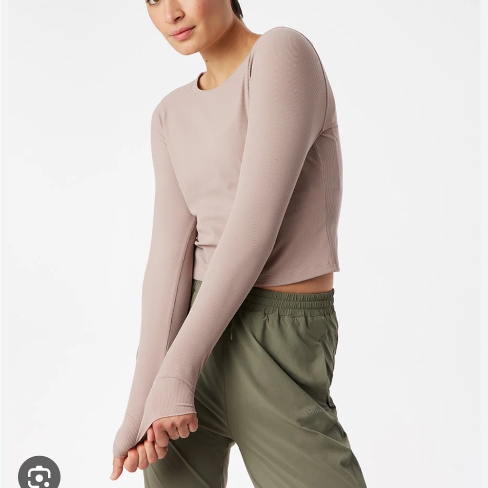 Superform Ribbed Longsleeve in Mocha